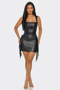 Toxica Fringe Mini Short Dress