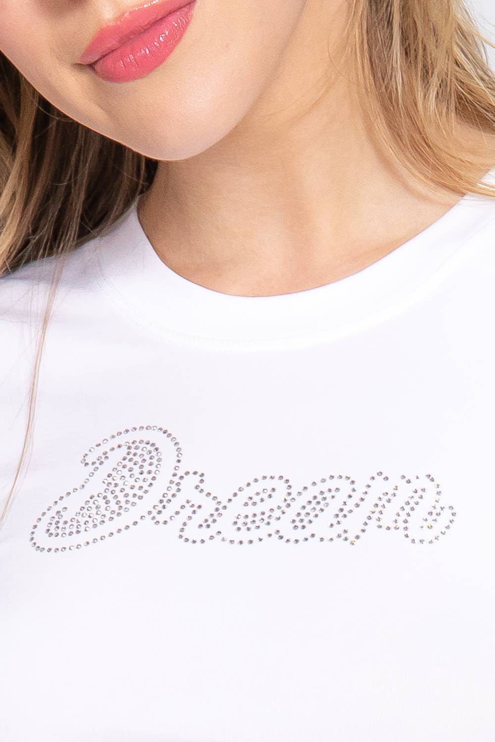 Short Sleeve Crystal Stone Dream