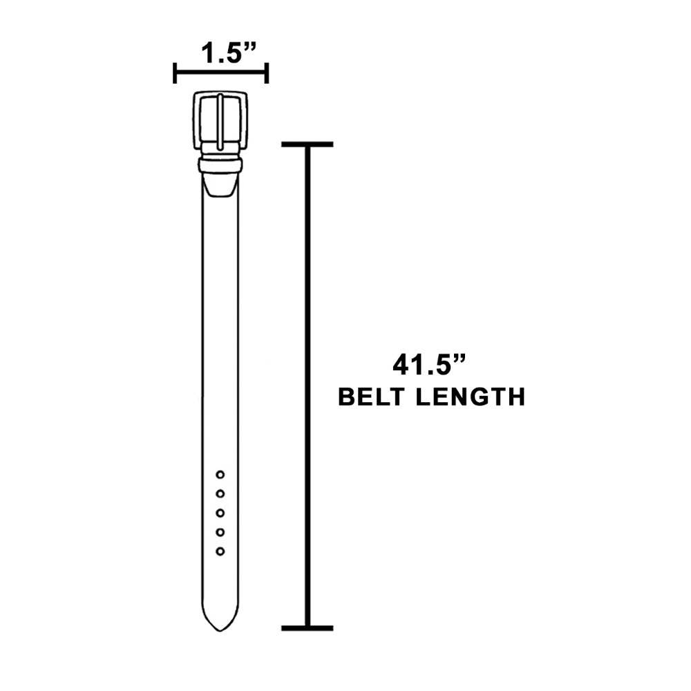 Concho Disc Vegan Leather Belt