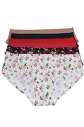 6 Pk  No line Solid Laser cut Panty
